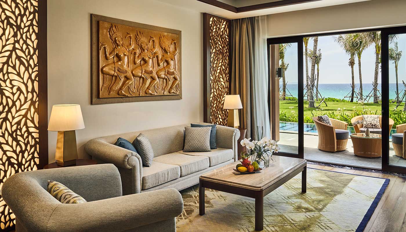 Вдохновение Чампа в архитектуре курорта "Мёвенпик Камрань"