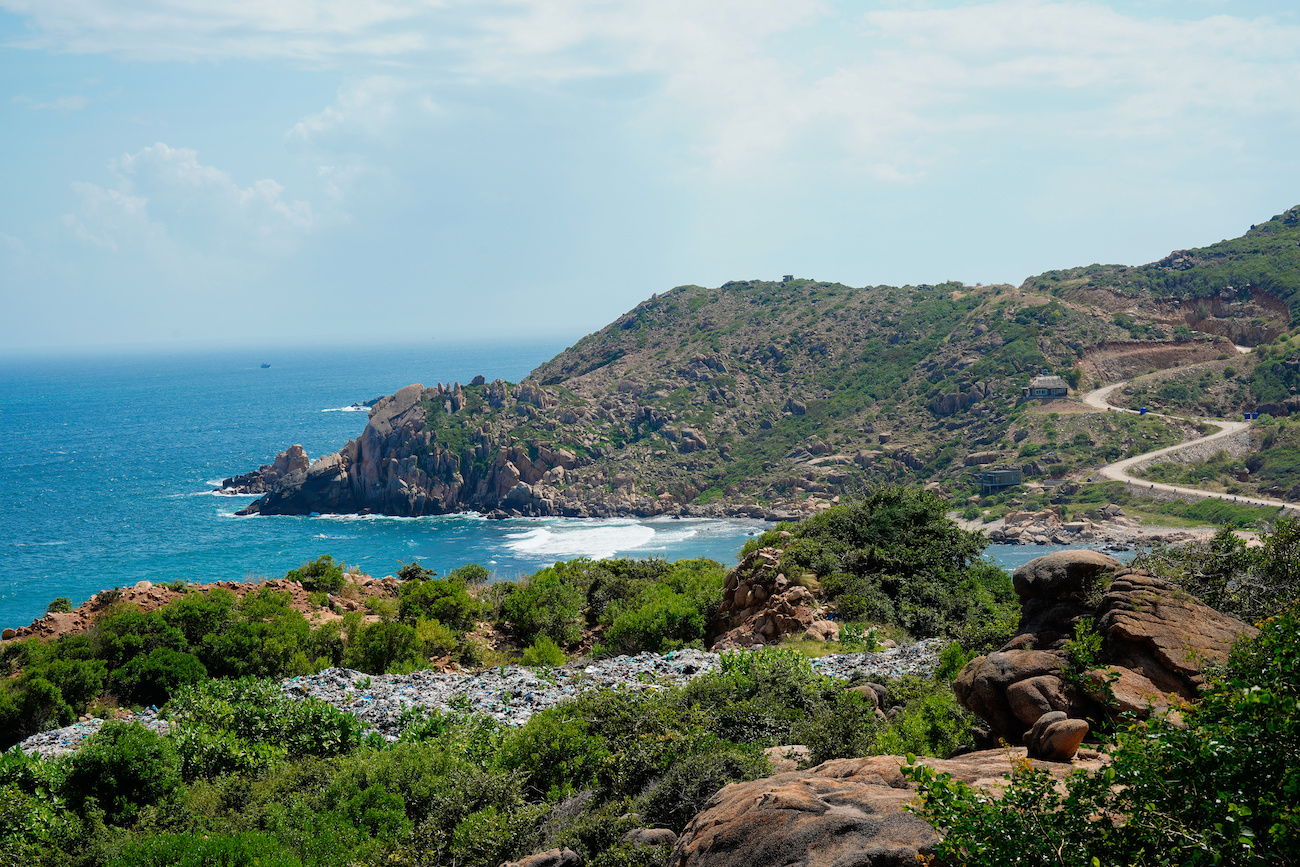 Cam Ranh Beach, Khanh Hoa, Vietnam. Pure, clean Khanh Hoa coastral