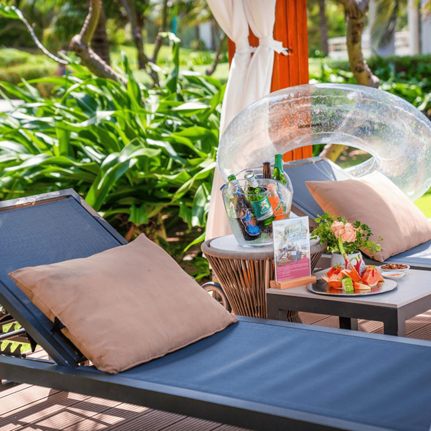 Poolside Cabana Half Day Package