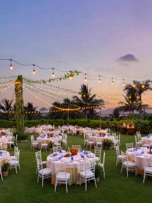 Outdoor lawn event spaces in Cam Ranh