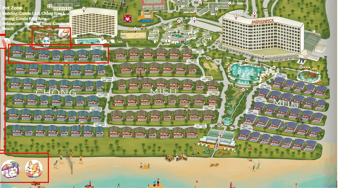 Resort thân thiện với thú cưng tại Cam Ranh